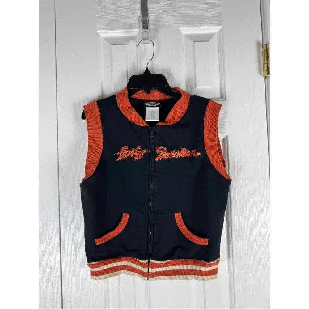 Harley-Davidson Women’s Full Zip With Embroidered Spellout Size M